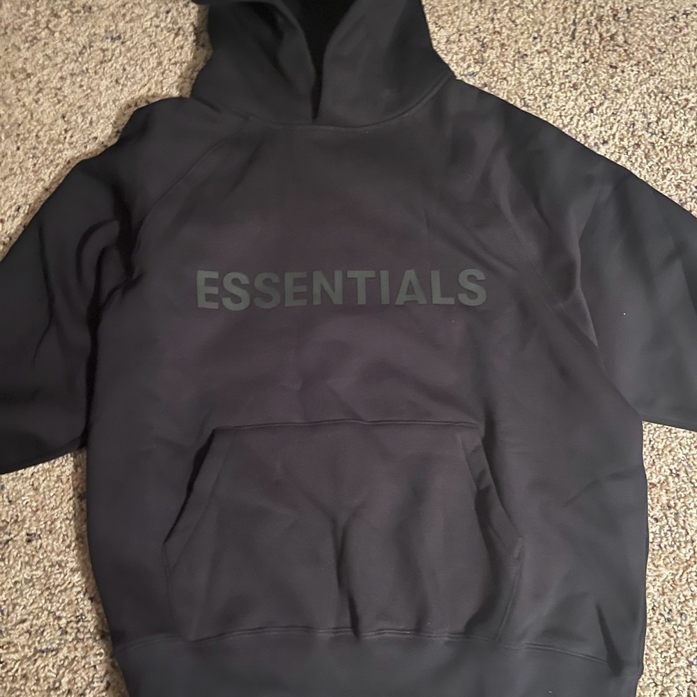 Essentials Black Hoodie